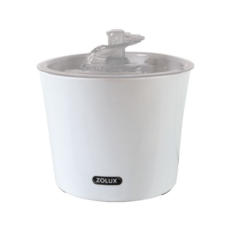 Fontaine a eau calypso 3l gris de Zolux - Produit pour animaux dans Gamelles, distributeurs et fontaines pour chats