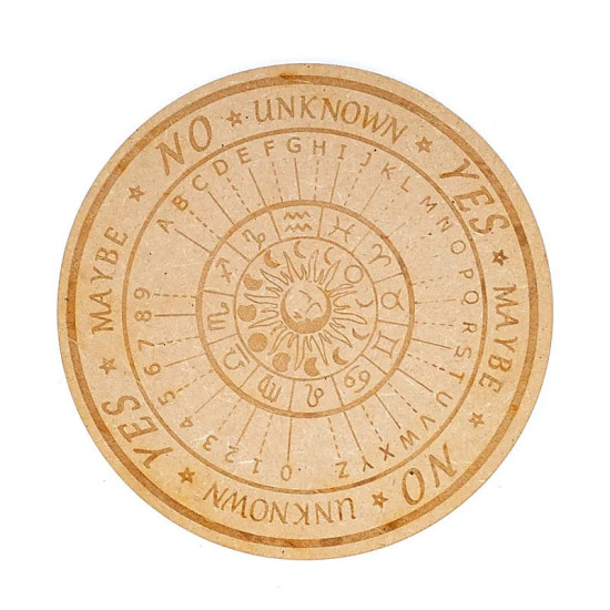 Planche pendule astrologie gravée -- 20cm de Phoenix import dans 💎 Bijoux et accessoires ésotériques