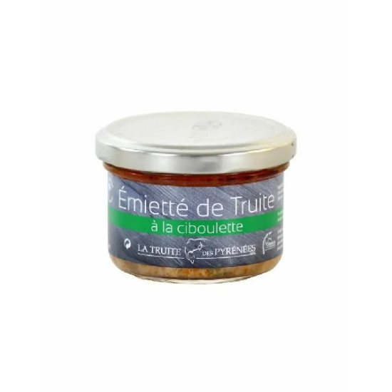 EMIETTES TRUITE A LA CIBOULETTE 90G de Table des producteurs Libourne dans 🥔 Apéritifs à manger