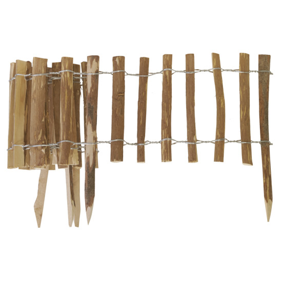 Bordure Noisetier  L.150Xh. 40Cm + 20 Cm Tige de Jany France dans Bordure de jardin