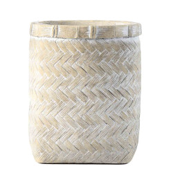 /Cache-pot 18x18x20cm ciment gris de Jardinerie Bordeaux Libourne Gironde dans Cache-pot et pot déco