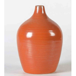 /Vase d14.7 h22cm ceramique orange lizzie de Jardinerie Bordeaux Libourne Gironde dans Vase