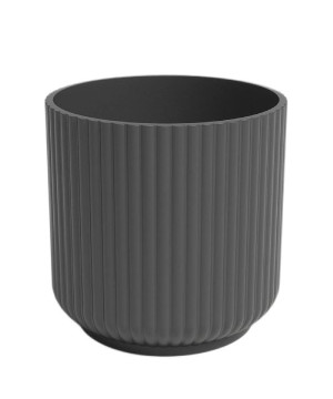 Cache-pot luna 19cm anthracite de Artevasi - Vases et jardinières Déco dans Cache-pot et pot déco