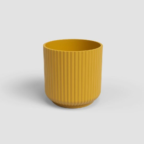 Cache-pot luna 12cm jaune de Artevasi - Vases et jardinières Déco dans Cache-pot et pot déco