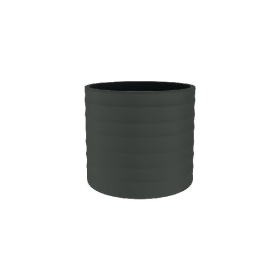 Cache-Pot Chloe Horizontal 26Cm Anthracite de Artevasi - Vases et jardinières Déco dans Cache-pot et pot déco