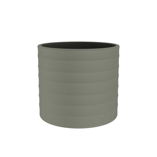 Cache-Pot Chloe Horizontal 21Cm Vert Olive de Artevasi - Vases et jardinières Déco dans Cache-pot et pot déco