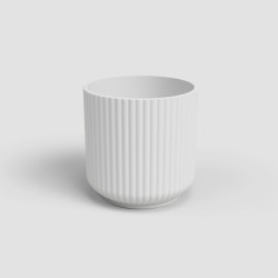 Cache-pot luna 14cm blanc de Artevasi - Vases et jardinières Déco dans Cache-pot et pot déco