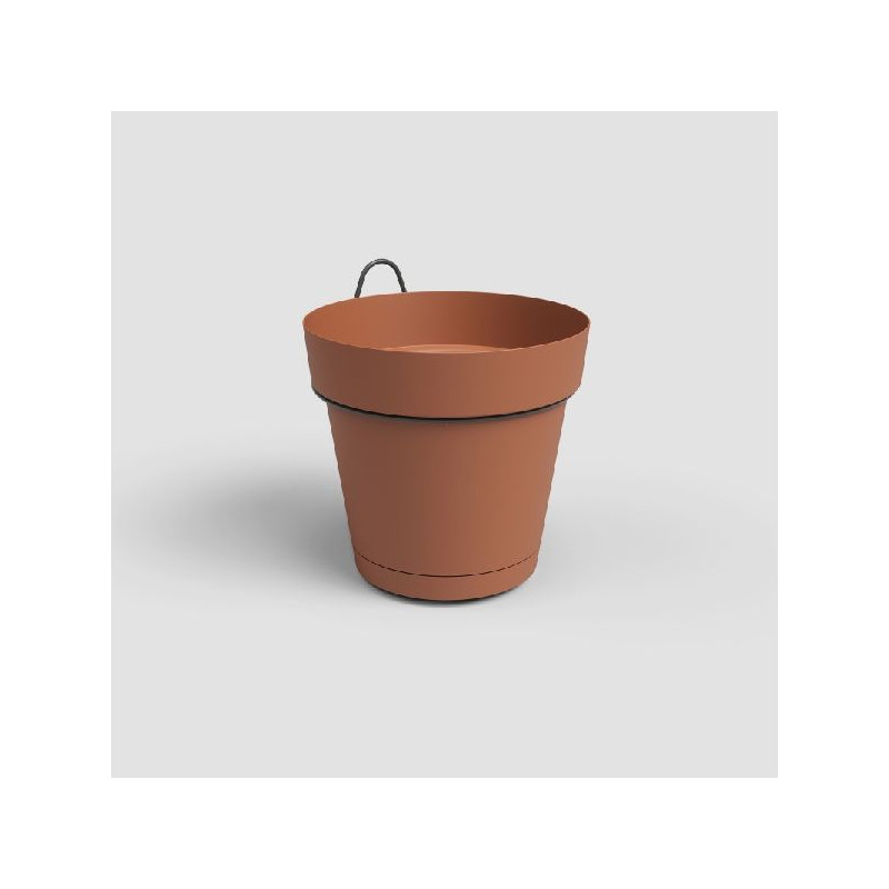 Kit Mur Pot Capri 20Cm Coloris Terre Cuite de Artevasi - Vases et jardinières Déco dans Pots en plastique