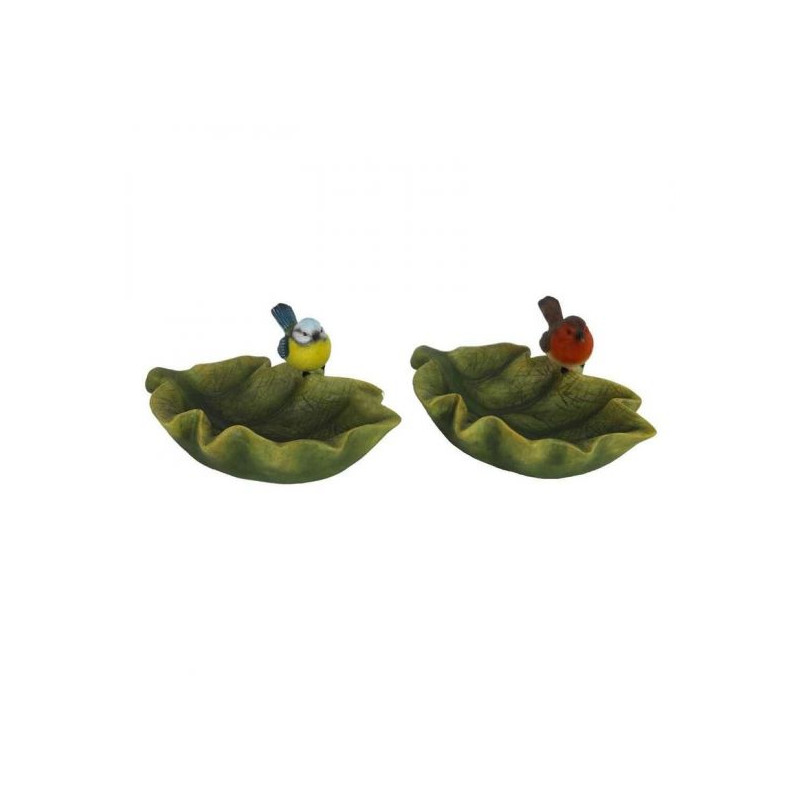 Bain d'oiseaux feuille . de Esschert design - deco maison et jardin dans Nichoirs, Mangeoires et accessoires