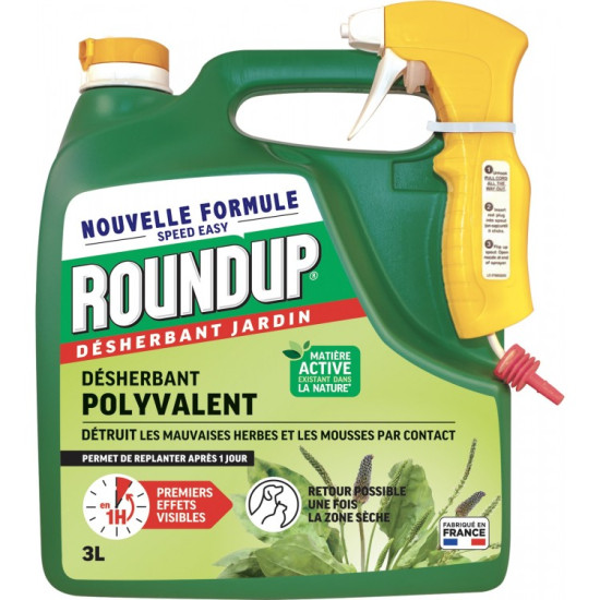 Roundup spray desherbant prêt a l'emploi 3l de Désherbant Roundup dans Desherbant total