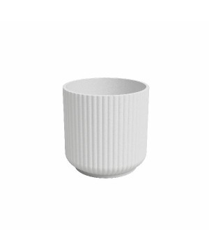 Cache-pot luna 19cm blanc de Artevasi - Vases et jardinières Déco dans Cache-pot et pot déco