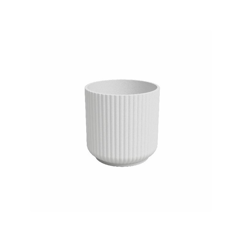 Cache-pot luna 19cm blanc de Artevasi - Vases et jardinières Déco dans Cache-pot et pot déco