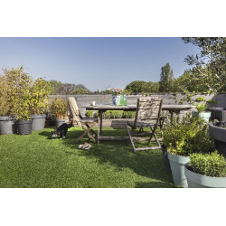 Gazon rustique 25 mm larg. 4m - vendu au m² de Jany France dans Gazon synthétique pour le jardin