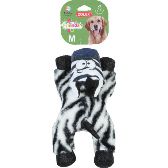Friends caleb le zebre m de Zolux - Produit pour animaux dans Jouets pour chiens