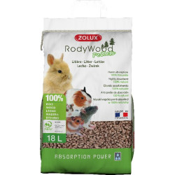 Litiere rodywood pellets 18l de Zolux - Produit pour animaux dans Litières pour rongeurs