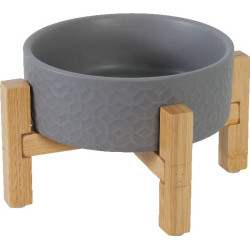 Ecuelle gres keramo solo gris 300ml de Zolux - Produit pour animaux dans Gamelles et distributeurs pour chiens