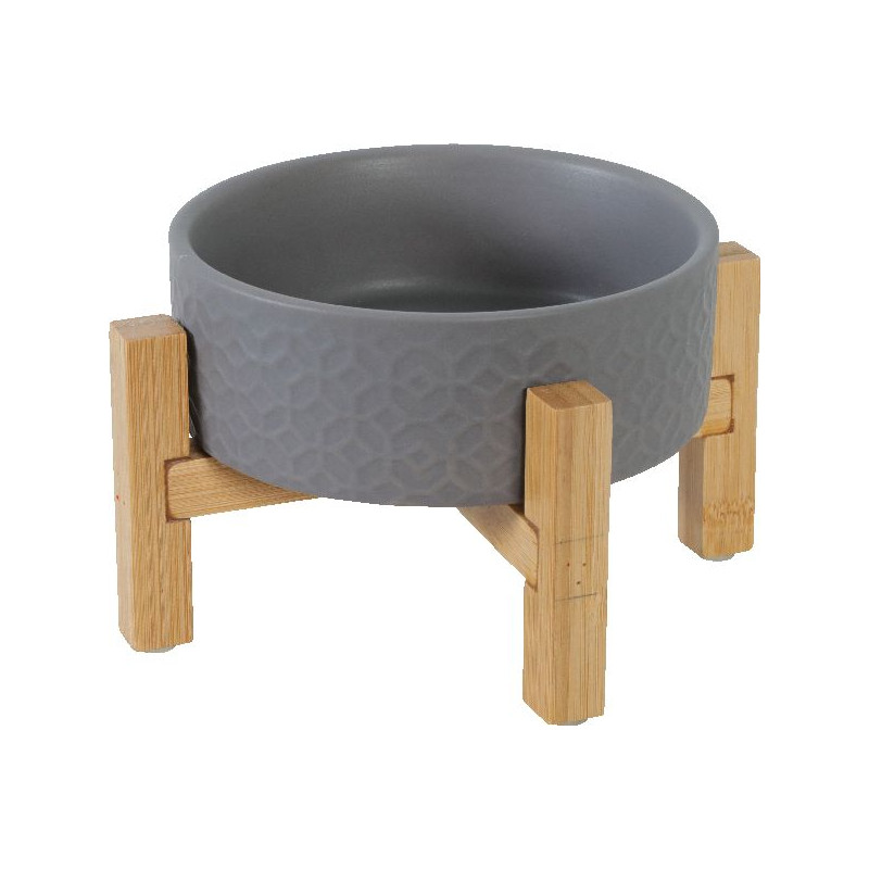 Ecuelle gres keramo solo gris 300ml de Zolux - Produit pour animaux dans Gamelles et distributeurs pour chiens