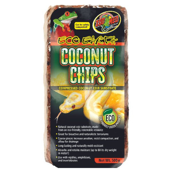 Brique coconut chips ee-11 de Zolux - Produit pour animaux dans Substrat de sol pour reptiles