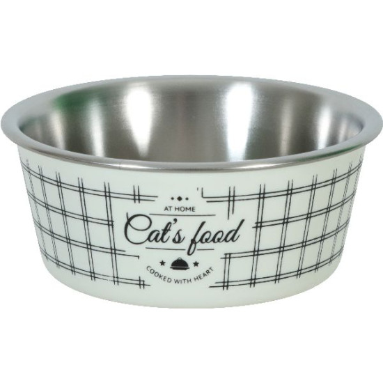 Ecuelle food chat a/d gris 400ml de Zolux - Produit pour animaux dans Gamelles, distributeurs et fontaines pour chats