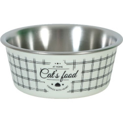 Ecuelle food chat a/d gris 400ml de Zolux - Produit pour animaux dans Gamelles, distributeurs et fontaines pour chats