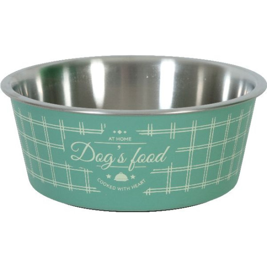 Ecuelle food chien a/d vert 1700ml de Zolux - Produit pour animaux dans Gamelles, distributeurs et fontaines pour chats