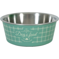 Ecuelle food chien a/d vert 1700ml de Zolux - Produit pour animaux dans Gamelles, distributeurs et fontaines pour chats