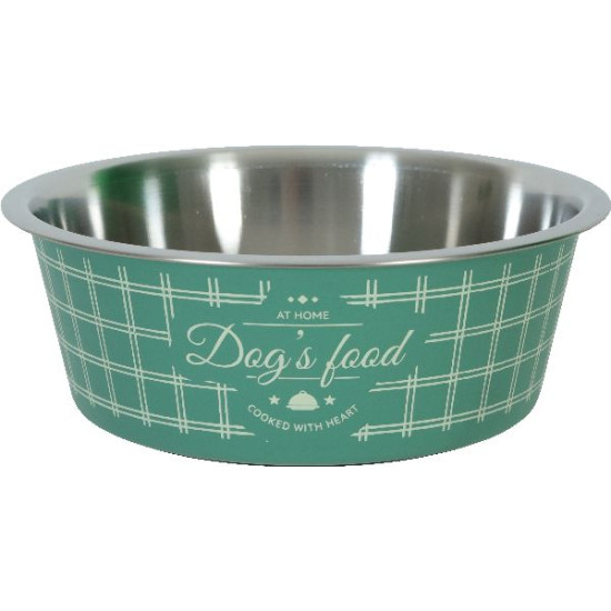 Ecuelle food chien a/d vert 750ml de Zolux - Produit pour animaux dans Gamelles et distributeurs pour chiens
