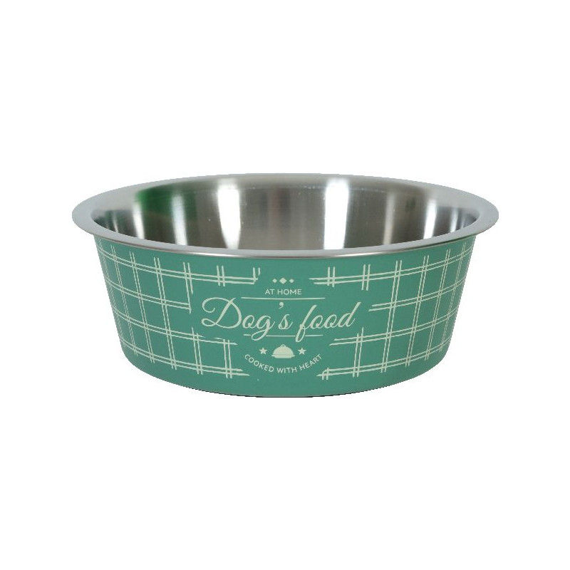 Ecuelle food chien a/d vert 750ml de Zolux - Produit pour animaux dans Gamelles et distributeurs pour chiens