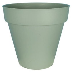 Pot soleilla rond 20 vert argile -pot riviera de Riviera - fabricant de Pots à reserve d'eau et sans réserve dans Pots en pla...