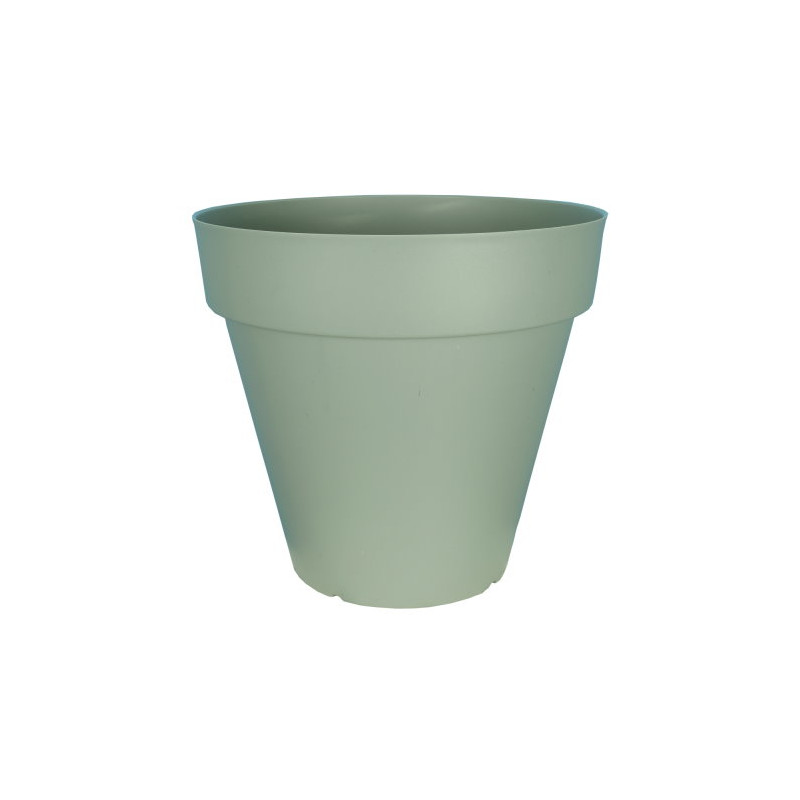 Pot soleilla rond 20 vert argile -pot riviera de Riviera - fabricant de Pots à reserve d'eau et sans réserve dans Pots en pla...