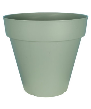 Pot soleilla rond 25 vert argile -pot riviera de Riviera - fabricant de Pots à reserve d'eau et sans réserve dans Pots en pla...