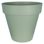 Pot soleilla rond 60 vert argile -pot riviera de Riviera - fabricant de Pots à reserve d'eau et sans réserve dans Pots en pla...