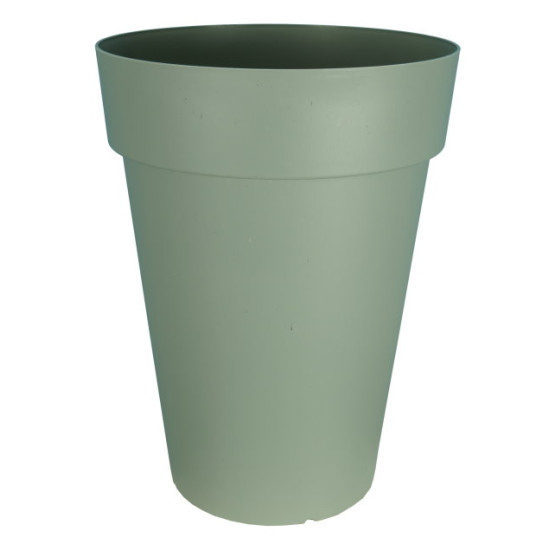 Pot soleilla haut 66 vert argile -pot riviera de Riviera - fabricant de Pots à reserve d'eau et sans réserve dans Pots en pla...