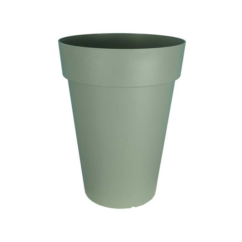 Pot soleilla haut 66 vert argile -pot riviera de Riviera - fabricant de Pots à reserve d'eau et sans réserve dans Pots en pla...