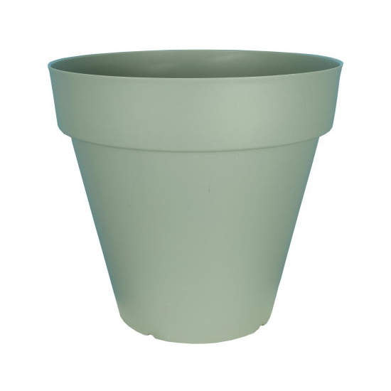 Pot Soleilla Rond 90Xh82 Vert argile -Pot Rivier de Riviera - fabricant de Pots à reserve d'eau et sans réserve dans Pots en ...
