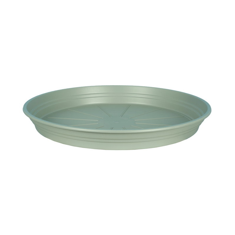 Soucoupe d17 vert argile pour pot riviera de Riviera - fabricant de Pots à reserve d'eau et sans réserve dans Soucoupe de pots