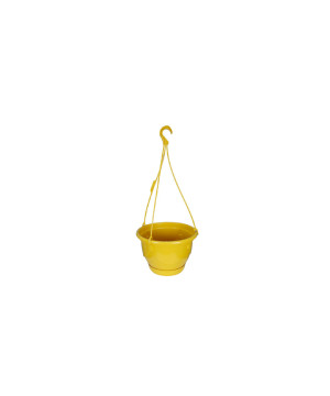 Pot suspension acropole d27 jaune - pot riviera de Riviera - fabricant de Pots à reserve d'eau et sans réserve dans Pots en p...