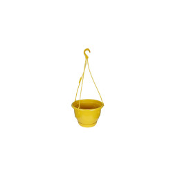 Pot suspension acropole d27 jaune - pot riviera de Riviera - fabricant de Pots à reserve d'eau et sans réserve dans Pots en p...