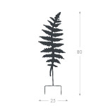 Déco métal à planter fougère 25x70 anthracite de Louis moulin, décoration pour le jardin dans Statue pour le jardin