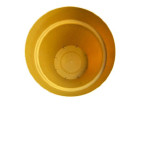 Pot plast Paris Florus 47cm moutarde de Elho - Pot en plastique de qualité dans Pots en plastique