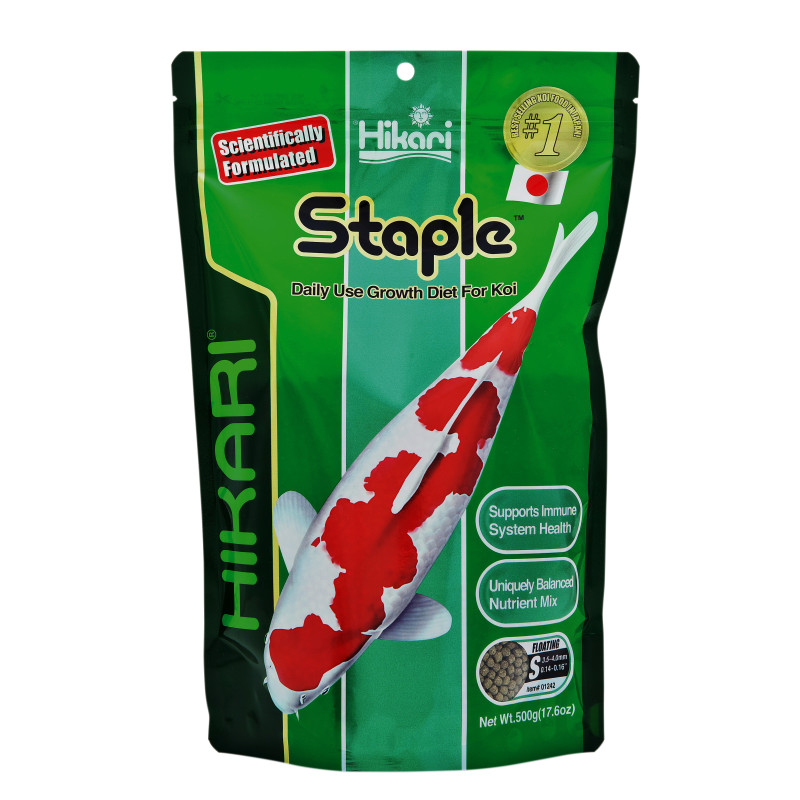 Hikari staple mini 500 grammes de Hikari - Nourriture poisson de bassin et aquarium dans Nourriture poisson de bassin
