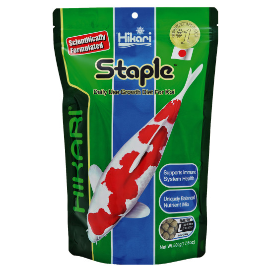 Hikari staple large 500 grammes de Hikari - Nourriture poisson de bassin et aquarium dans Nourriture poisson de bassin