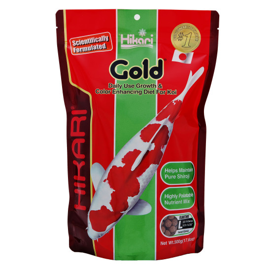 Hikari gold large 500 grammes de Hikari - Nourriture poisson de bassin et aquarium dans Nourriture poisson de bassin