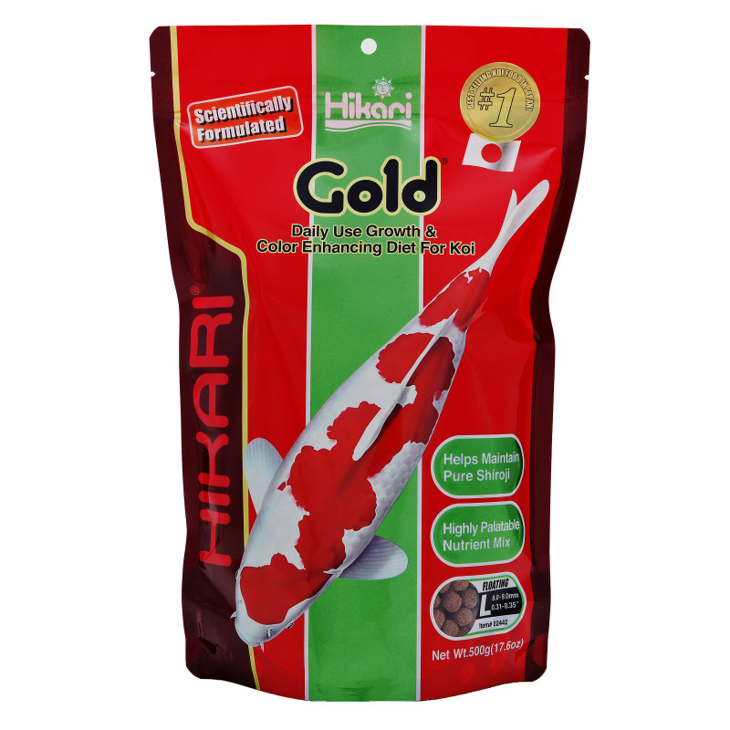 Hikari gold large 500 grammes de Hikari - Nourriture poisson de bassin et aquarium dans Nourriture poisson de bassin