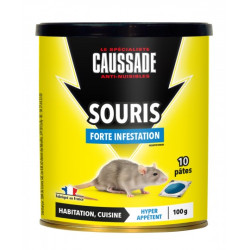 Souris - pat'appât forte infestation 100g de Caussade - anti rats et souris dans 🐁 Raticide / souricide