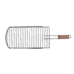 Grille bbq acier inox amovible 24x71cm + rebord de Jardinerie Bordeaux Libourne Gironde dans 🔥 Brasero - chauffe terrasse