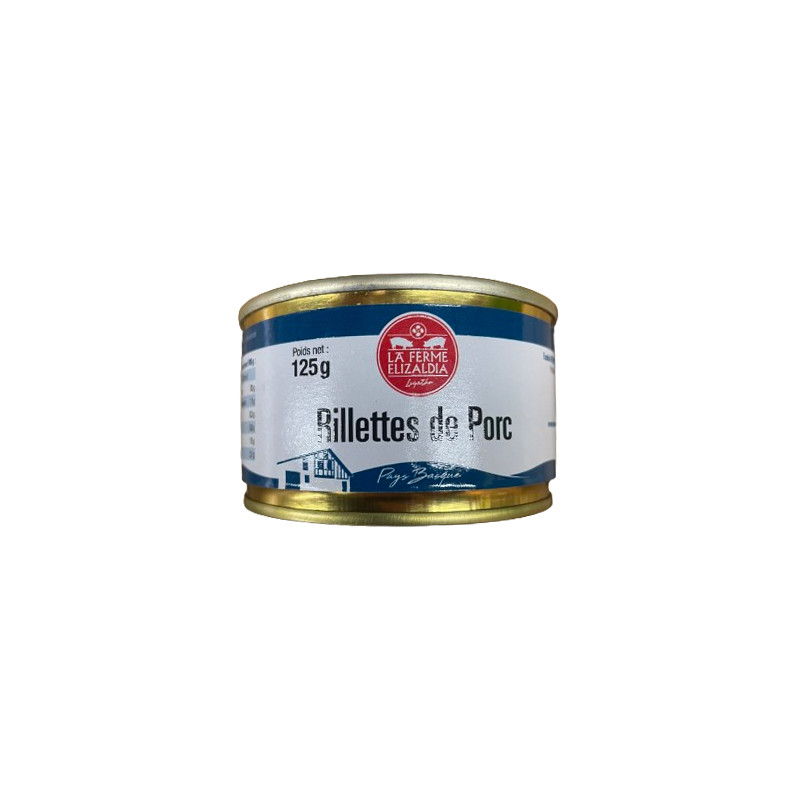 RILETTES PORC 125G de La ferme Elizaldia dans 🥔 Apéritifs à manger