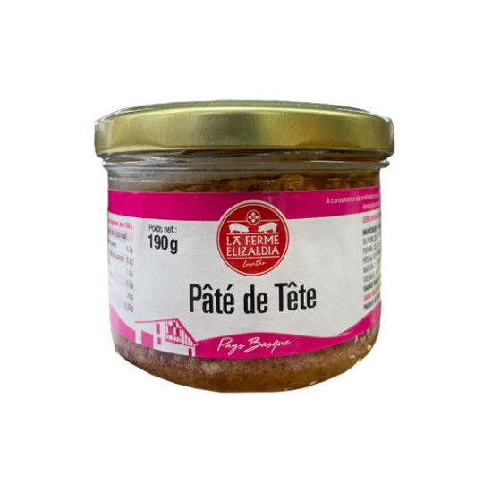 PATE TETE (HURE) 190G de La ferme Elizaldia dans 🥔 Apéritifs à manger