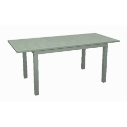 Table genes 110/170x70 amande de Proloisirs - Océo - table et fauteuil et mobilier de jardin dans Table de jardin