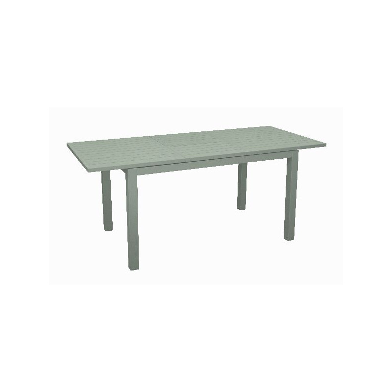 Table genes 110/170x70 amande de Proloisirs - Océo - table et fauteuil et mobilier de jardin dans Table de jardin